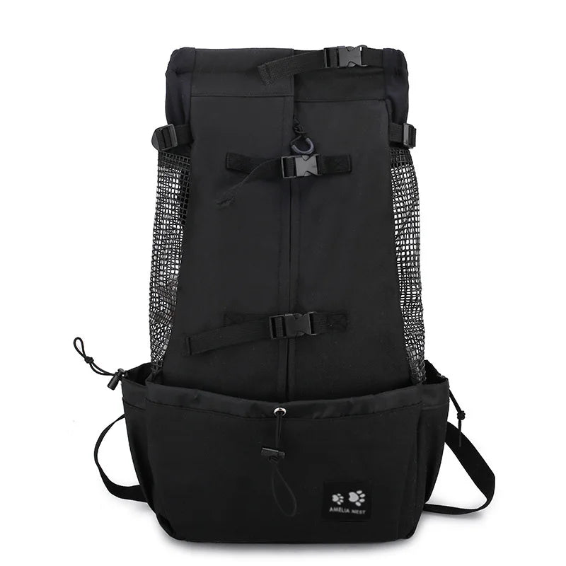 Outdoor Travel Puppy Medium Dog Backpack for Small Dogs Breathable Walking French Bulldog Carrier Bags Accessories Pet Supplies