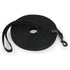 Black adjustable dog training leash 10m with buckle, long fiber dog leash for medium and large dogs, LS black