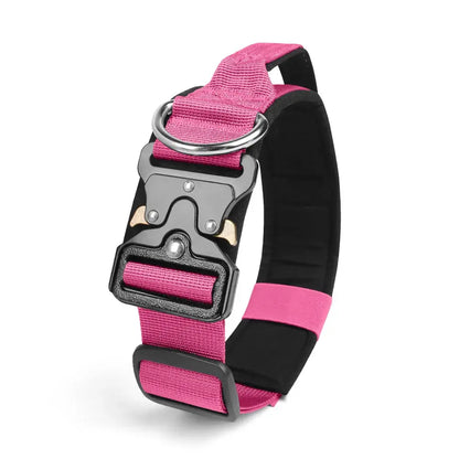 Tactical Dog Collar for Medium to Large Dogs 8 Colors Pet Collar Durable Comfortable Harness for Training And Control