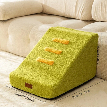 2/3  Steps Puppy Stairs Non-Slip Ladder Dogs Pets Secure Stairs Ramp for Dogs Protect Older Dogs with Joint Pain Sofa Bed Ladde