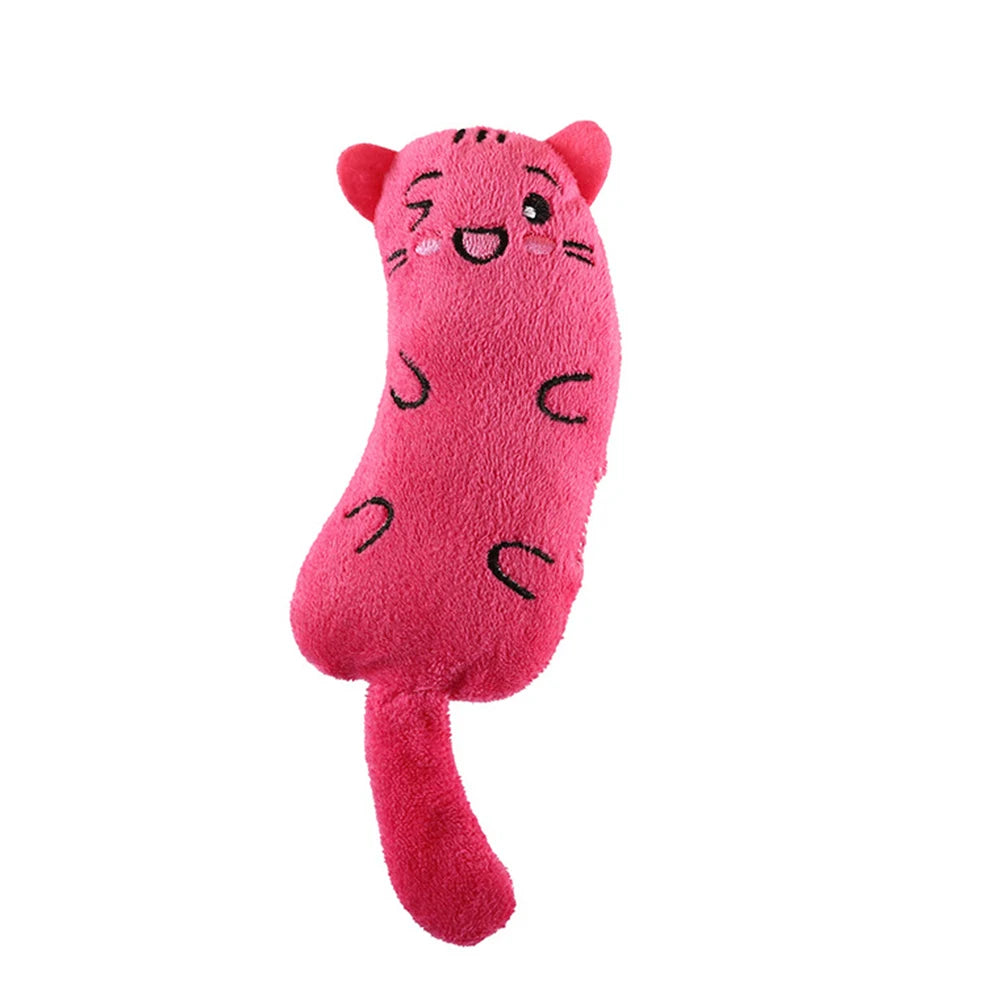 B-rose red durable cotton rope dog chew toy, carrot-shaped plush dog bite toy for chewing, teeth cleaning, and puppy play