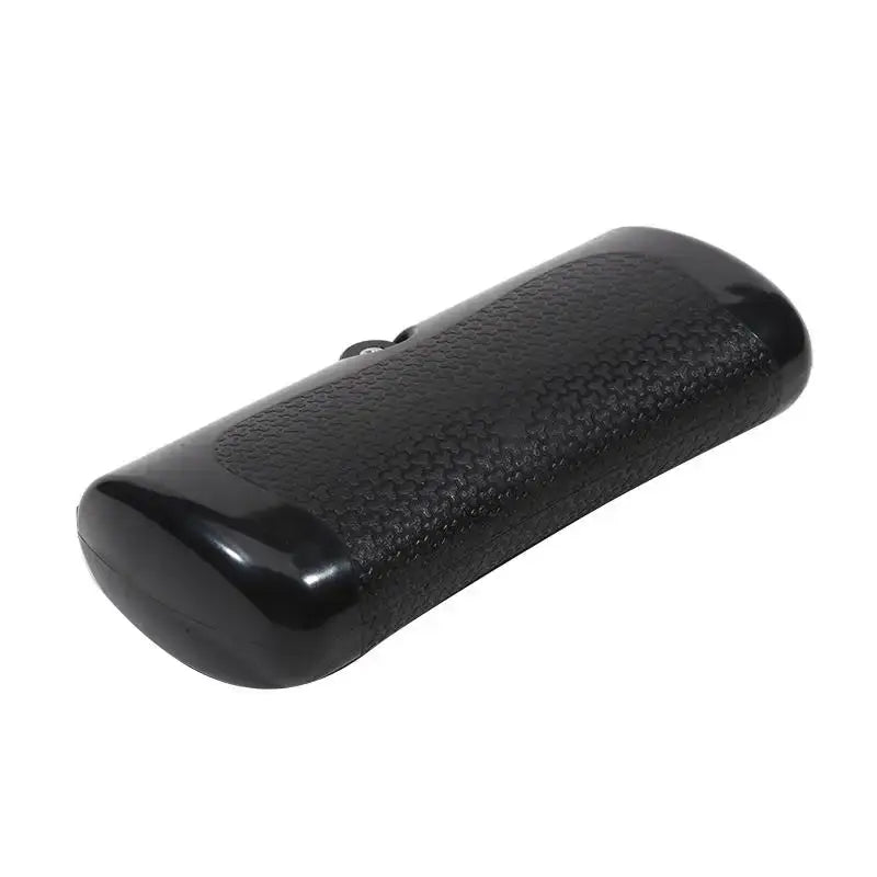 Black pet deshedding brush ergonomic grooming tool for removing loose dog and cat hair