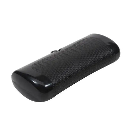 Black pet deshedding brush ergonomic grooming tool for removing loose dog and cat hair