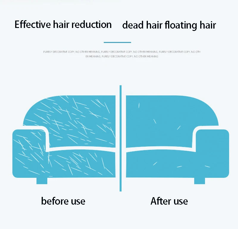 double sided pet deshedding brush reduces dead hair and shedding before and after use