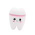 Cute blue and pink teeth shape squishy toy, slow rising cartoon stress relief gift for children, 1pc dental toy