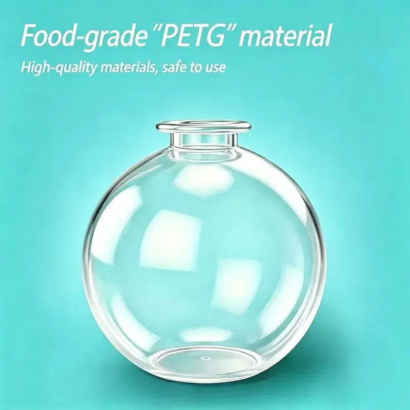 portable dog water bottle made of food-grade PETG, clear safe plastic travel water dispenser for small dogs outdoors