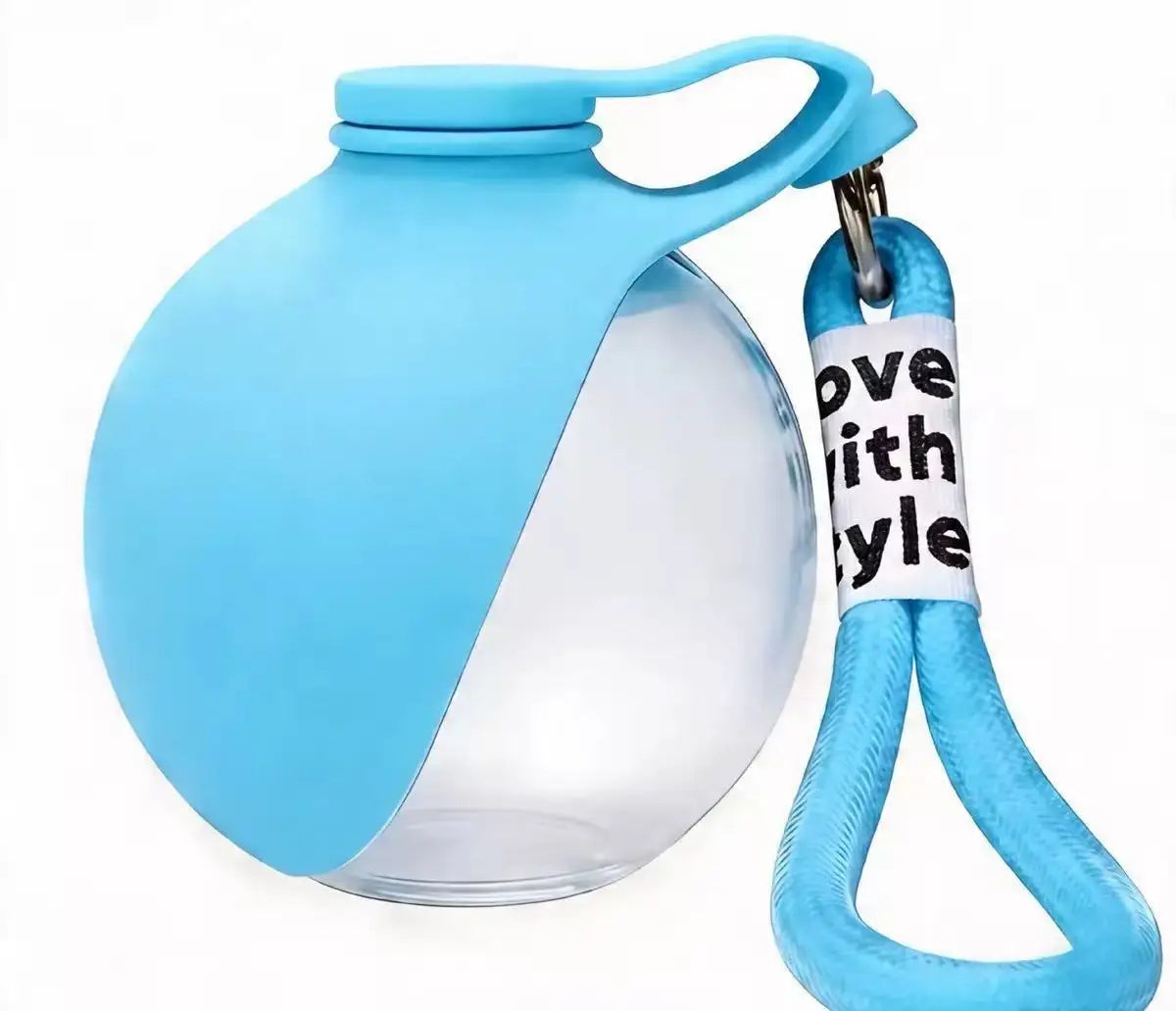 285ml Drinking Bottle Plastic Cat Dog Outdoor Portable Water Dispensers for Outdoor Use Hooks Balls Folding Dog Water Bottle