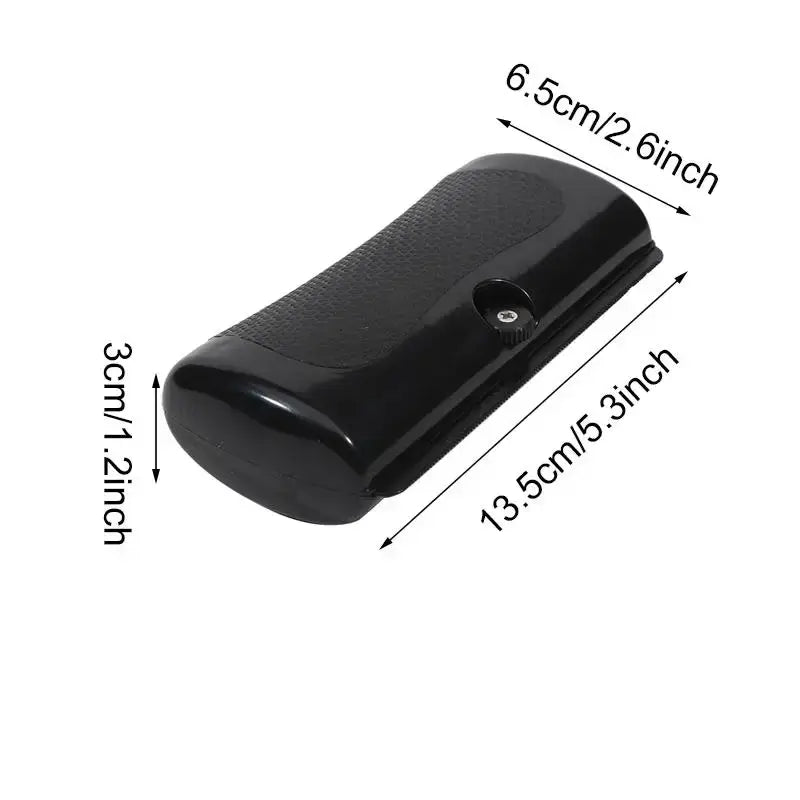 professional pet deshedding brush black ergonomic dog hair remover tool 13.5cm x 6.5cm