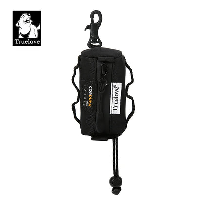 Truelove Pet Dog Adjustable Small Bag Dispenser Canine Poop Bag Holder with Carabiner Suitable for All Dog Leashes Walk TLB2012