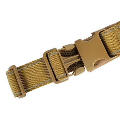 anti-pull dog harness for large dogs tactical 1000D nylon adjustable vest with handle and reflective trim