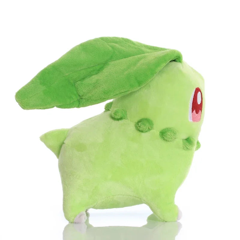 Pokemon plush doll Chikorita stuffed toy green leaf plush collectible gift for kids and anime fans