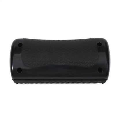 pet deshedding brush ergonomic black dog hair remover grooming tool