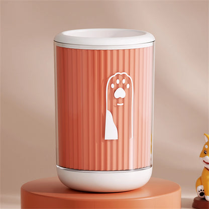 pet paw cleaning cup for cats and dogs, no-scrub paw washer for quick pet paw cleaning cup