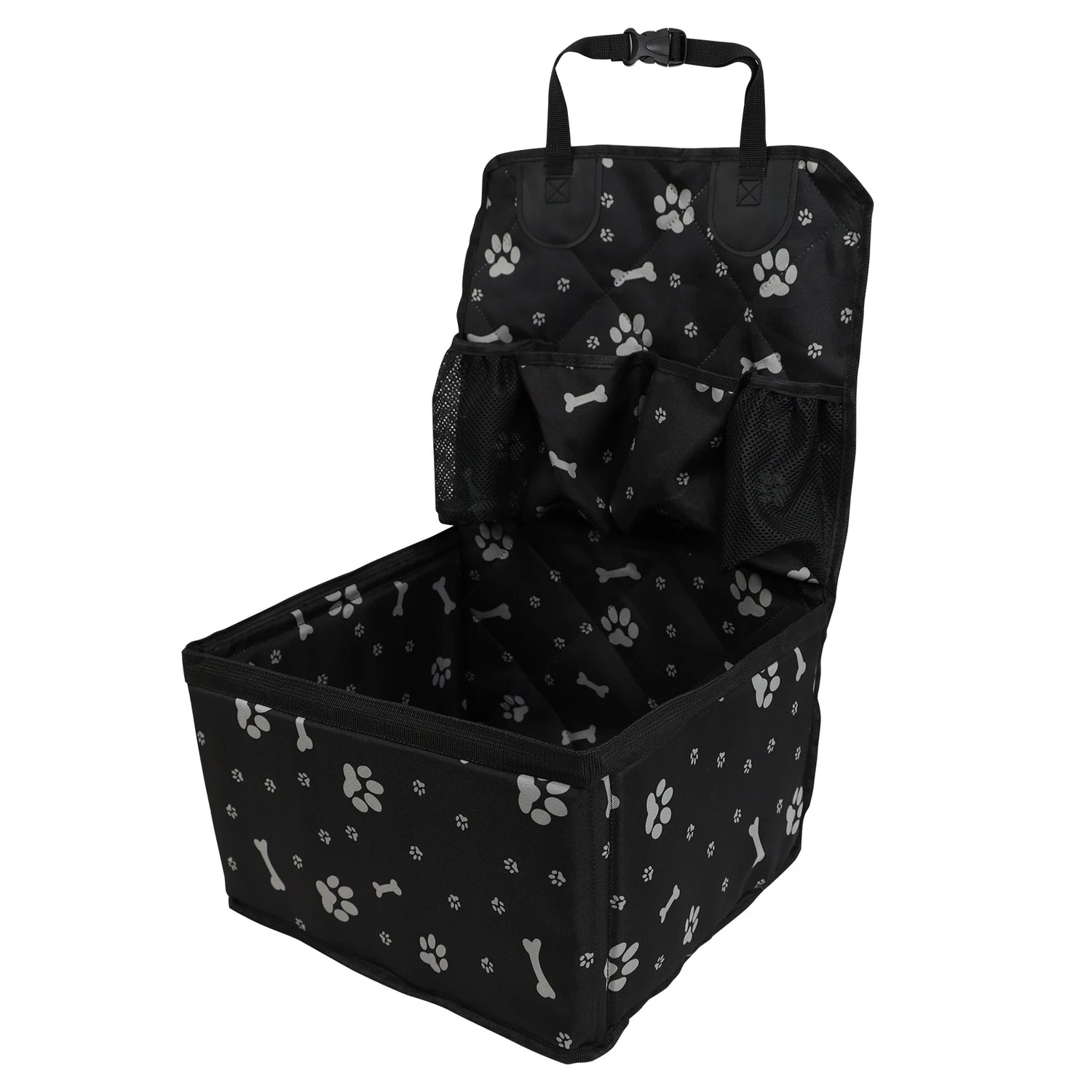 Portable Dog Car Booster Seat Carrier for Small Medium Dogs Safety Travel Pet Basket With Storage Front Seat Pet Carrier For Dog.