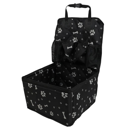 Portable Dog Car Booster Seat Carrier for Small Medium Dogs Safety Travel Pet Basket With Storage Front Seat Pet Carrier For Dog.