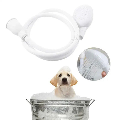 pet shower sprayer for dog and cat bathing, multifunctional garden faucet hose with gentle spray nozzle