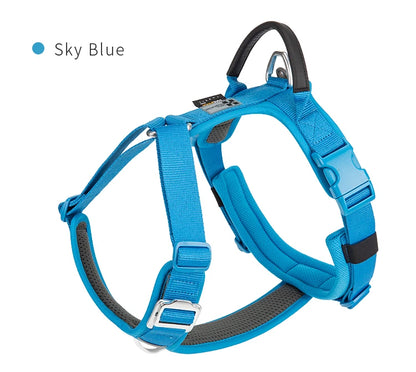 SMALL COMBINATION Large Dog Collar Harness and Leash Sets No Pull Reflective Medium Dog Chest Vest Pet German Shepherd Training