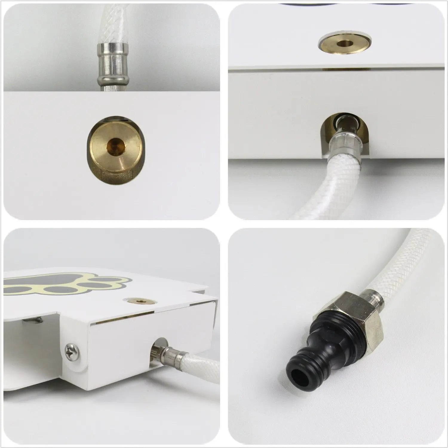 Dog Outdoor Water Fountain Step On Paw Activated Drinking summer Pet Dispenser Dog Water Sprinkler Automatic Water feeder