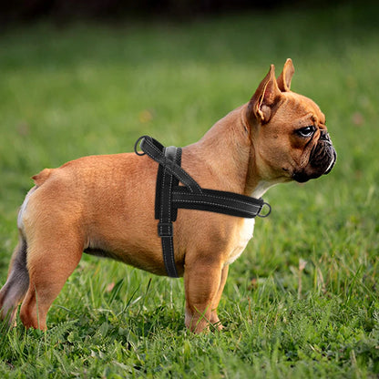 Reflective Nylon Dog Harness No Pull Dog Harnesses Vest Escape Proof Quick Fit Pet Strap Harness for Small Medium Large Dogs
