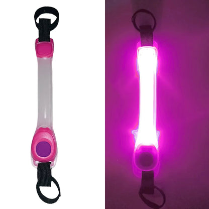 Dog Glowing Collar &amp; Leash Anti Lost Safety Outdoor Waterproof Warning LED Flashing Light Strip Pet Harness Dog Accessories