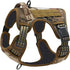 Military tactical dog harness for large dogs, micai camo no-pull reflective vest with control handle