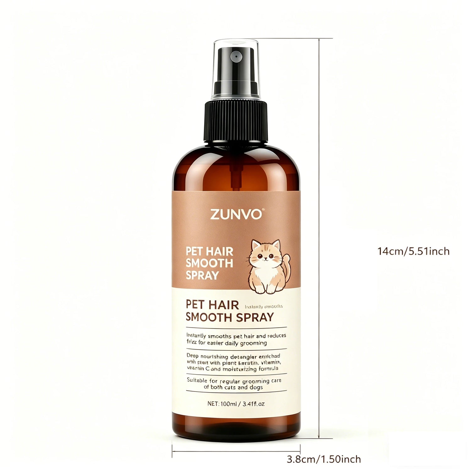 waterless dry shampoo for dogs and s pet hair smooth spray bottle for convenient no-rinse grooming