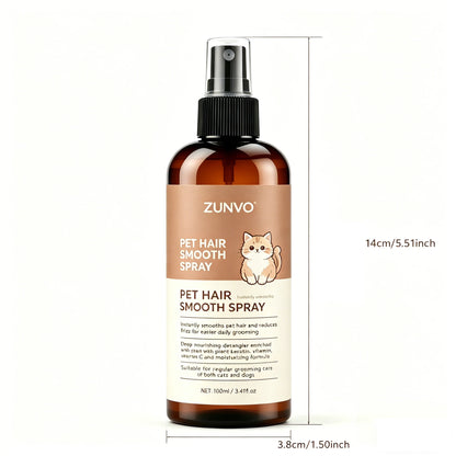 waterless dry shampoo for dogs and s pet hair smooth spray bottle for convenient no-rinse grooming