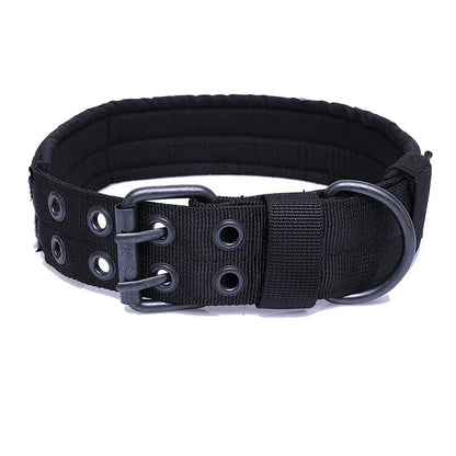Adjustable Dog Collars Classic Reflective Training Military Dog Collar Nylon Heavy Duty Tactical Dog Collar German Shepherd