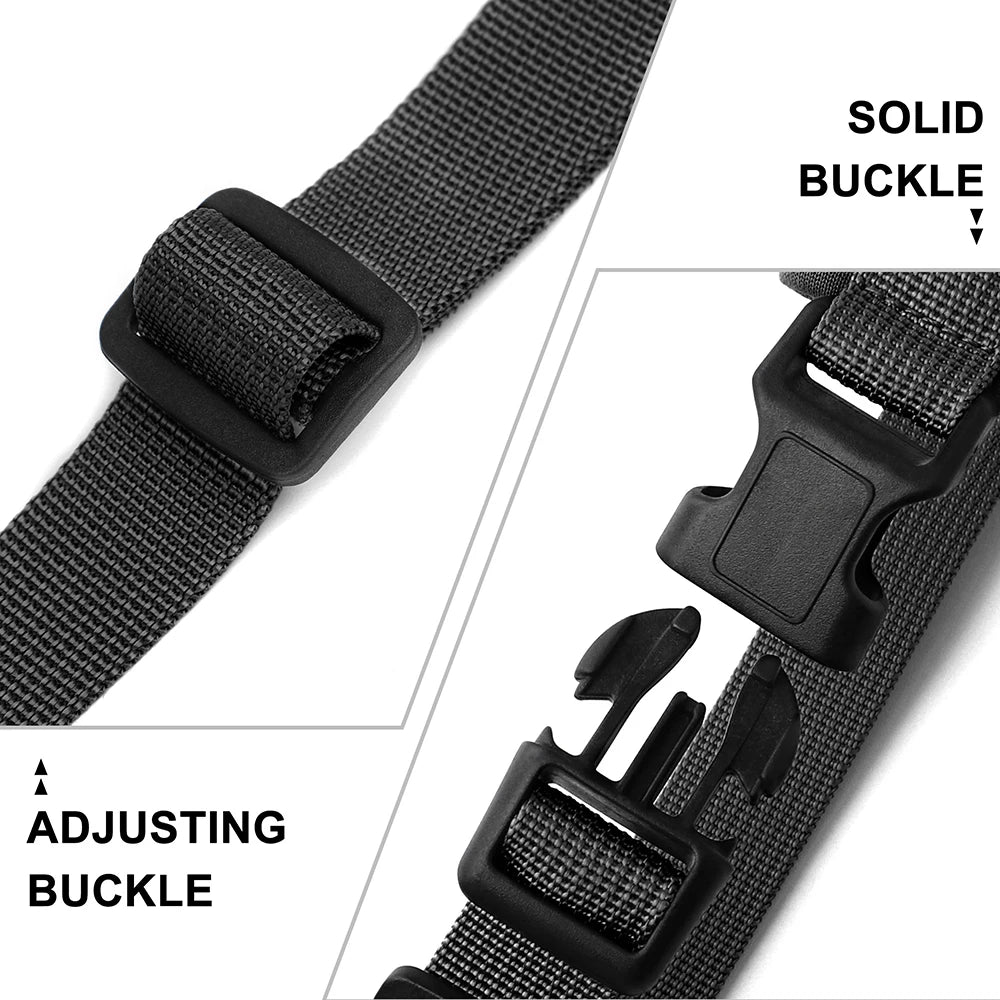 no pull dog harness with solid buckle and adjusting buckle, durable padded nylon pet walking vest