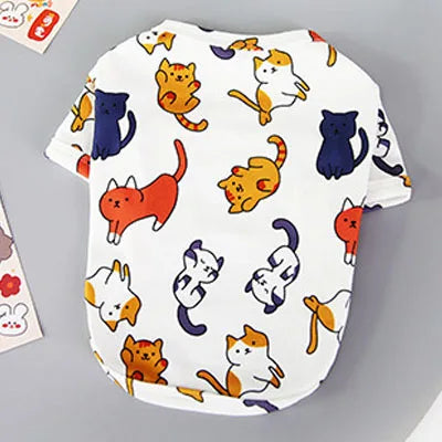 Dog Clothes Animal Pattern Clothing Hoodies Tshirt For Small Dogs Chihuahua Dachshund Costume Puppy Kitten Sweatshirt Shirts XXL