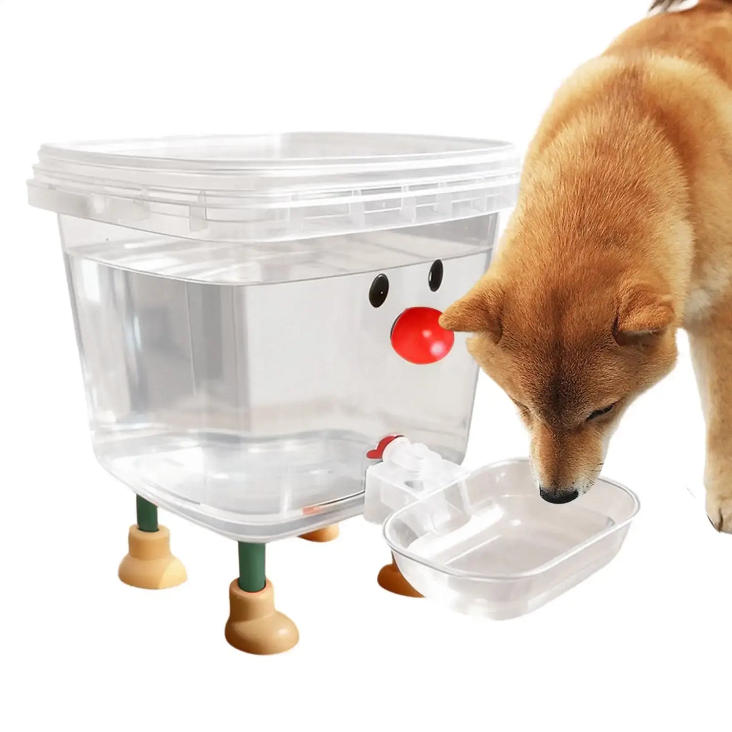 Automatic pet water dispenser for dogs and cats, 3/5L cartoon fountain bowl with fresh water for home use