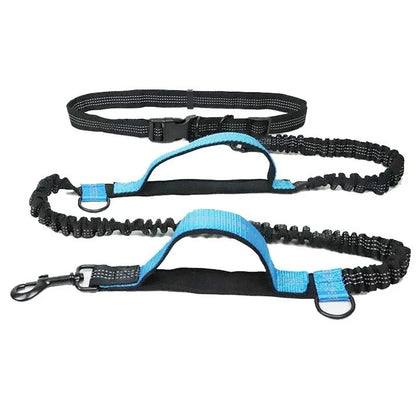 Hands Free Dog Leash for Pet Walking Running Retractable Elastic Belt Dog Traction Rope for Running Walking Pet Products