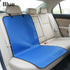 Blue waterproof non-slip dog car seat cover, 600D Oxford PU pet cushion protector for four-season car seats