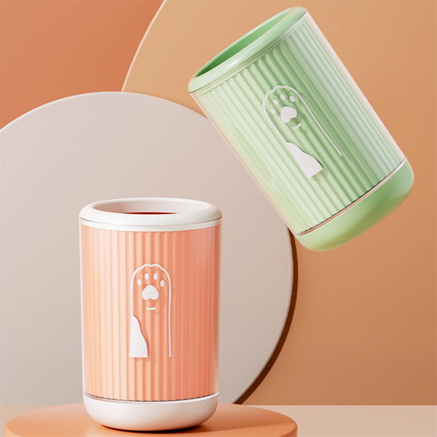 pet paw cleaning cup for cats and dogs, no-scrubbing portable paw washer for quick cleaning of small, medium, and large breeds
