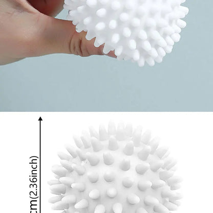 Laundry anti-winding balls reusable white spiky laundry ball for washing, drying, and softening clothes