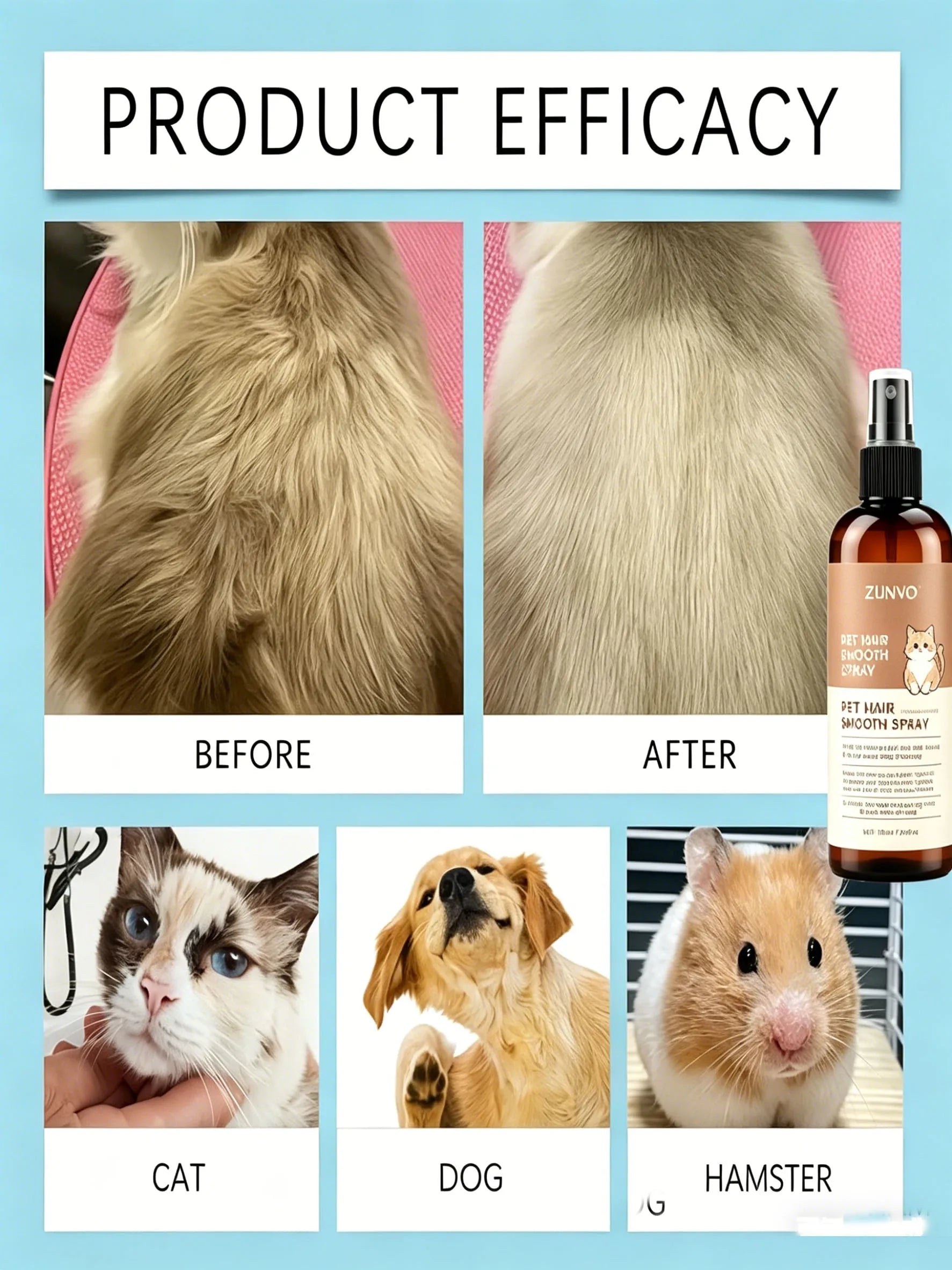 waterless dry shampoo for dogs and s product efficacy before and after pet cleaning spray for  dog and hamster