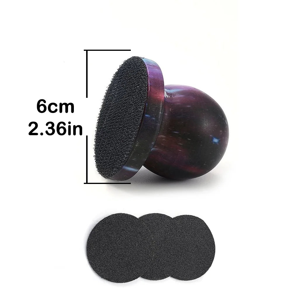 portable pet nail grinder, starry purple stamp design, 6cm handheld ABS pet claw file for safe trimming
