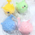 baby whale bath toys mix-4pcs soft squishy water absorbing whale toys for children, colorful stress relief bath play