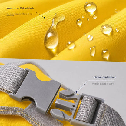 adjustable dog life jacket waterproof Oxford fabric with strong snap fastener and rescue handle for small and medium dogs