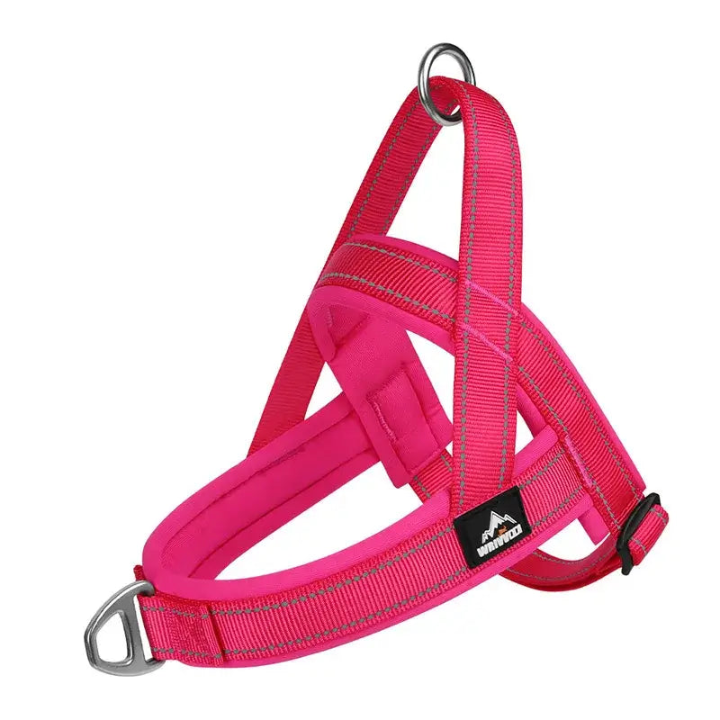 Escape-Proof Tactical Dog Harness with Soft Padded Durable Adjustable No Pull Easy Walking Training Large Dogs Vest Arnés Perro