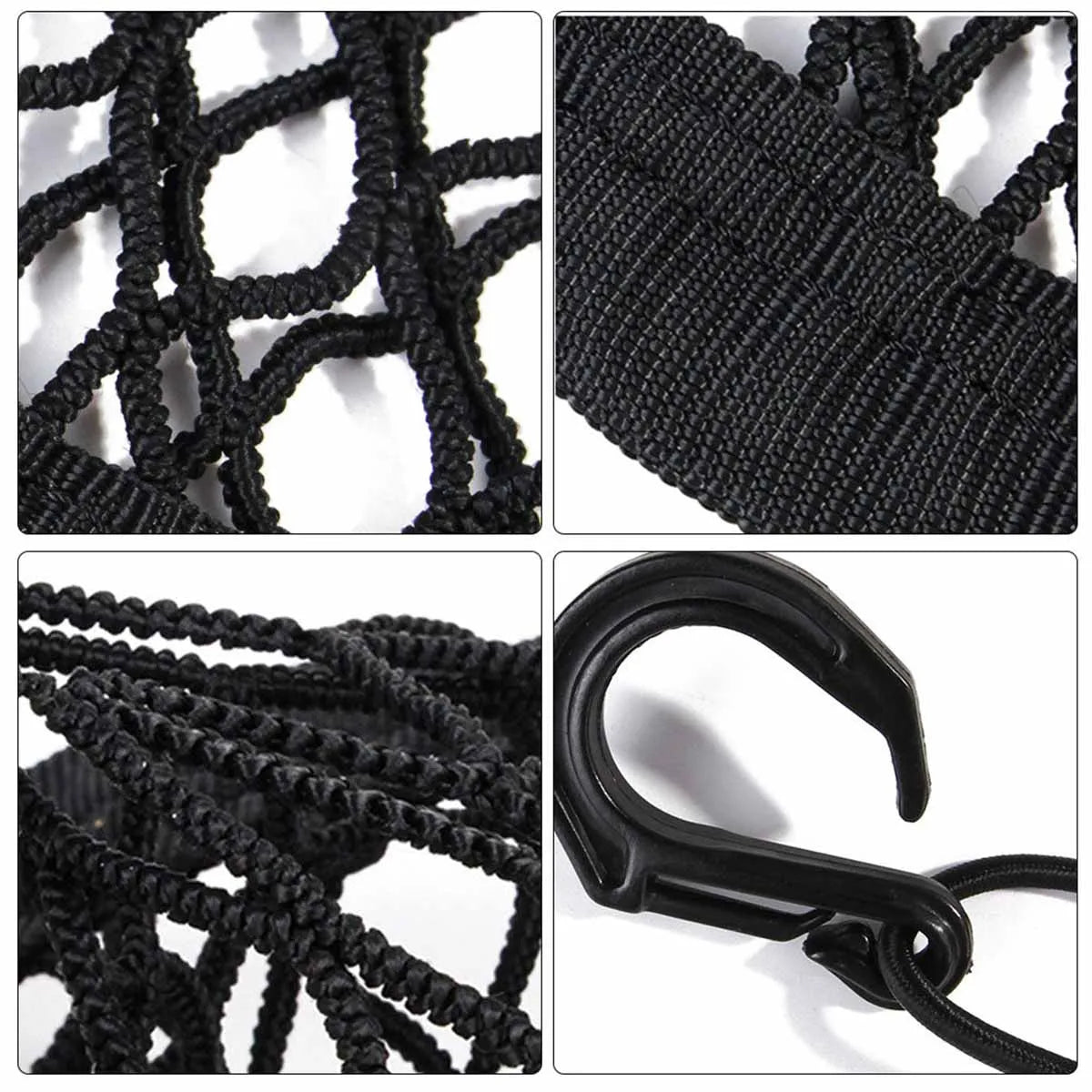 Pet Dog Rear Seat Car Fence Dog Isolation Protection Net Elastic Double Layer Storage Separation Net Pet Safety Rail Pet Suppliy close-up