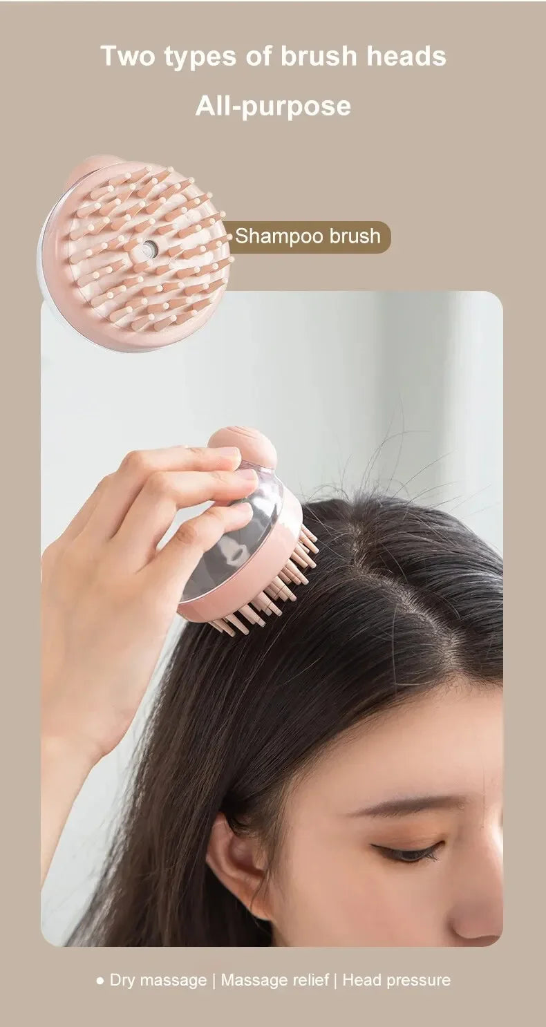 dog shower brush with shampoo dispenser soft silicone pet grooming brush for long hair dogs and cats