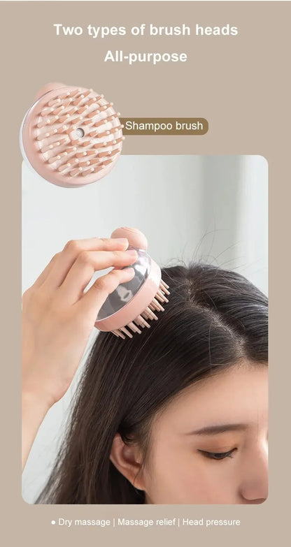 dog shower brush with shampoo dispenser soft silicone pet grooming brush for long hair dogs and cats