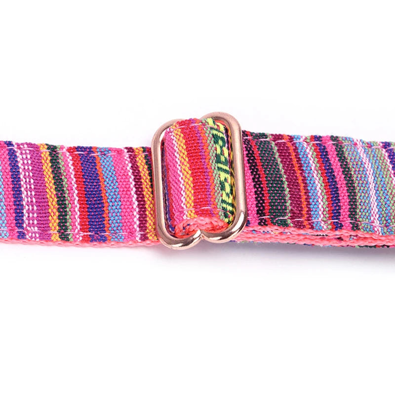 Pet Dog Collar Nylon Personalized Necklace Dog Supplies Free Engraving Name for Small Medium Large Dogs Adjustable Dog Collars