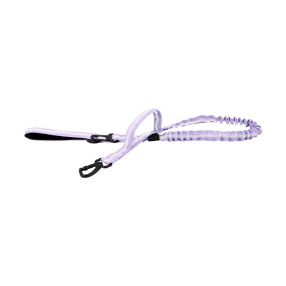 adjustable military dog leash with quick release elastic rope and dual control handle for medium and small dogs