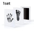 pet handprint and footprint kit black plastic 1 set for clear dog cat paw keepsake