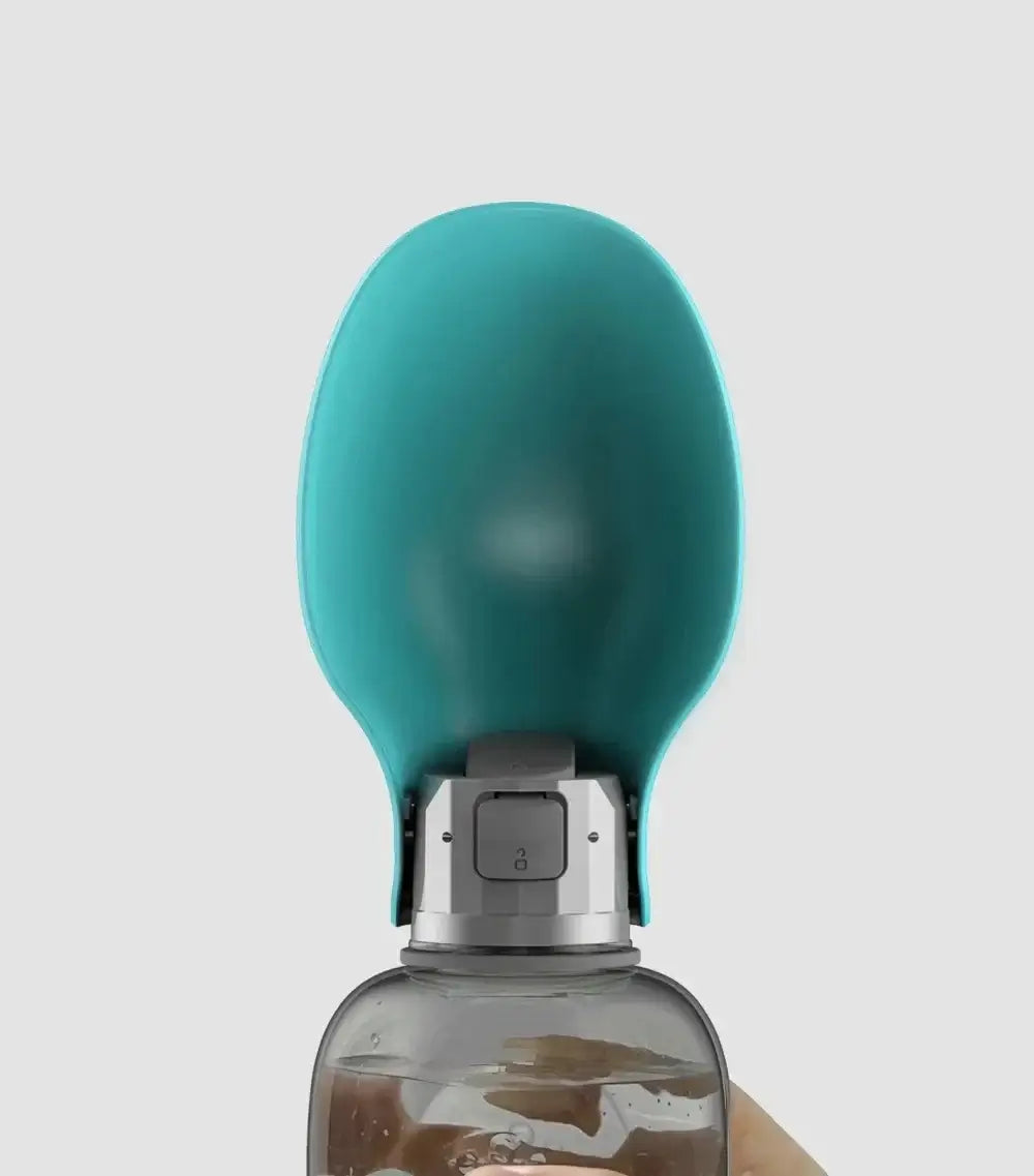 portable dog water bottle 800ml large capacity travel pet drinking bowl with leakproof silicone design