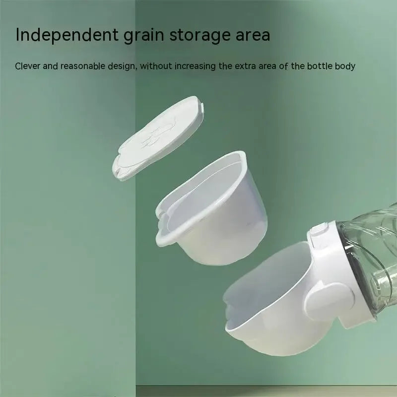 Dog Outing Water Cup Bottle Portable Cup Walking Dog Water Bottle Pet Drinking Water Feeding Food Waste Dag integrated Cup