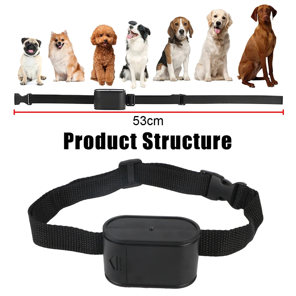 Electronic Pet Fence System Containment Dog Training Collar Pet Accessories Sound Shocked Collar waterproof collar product structure