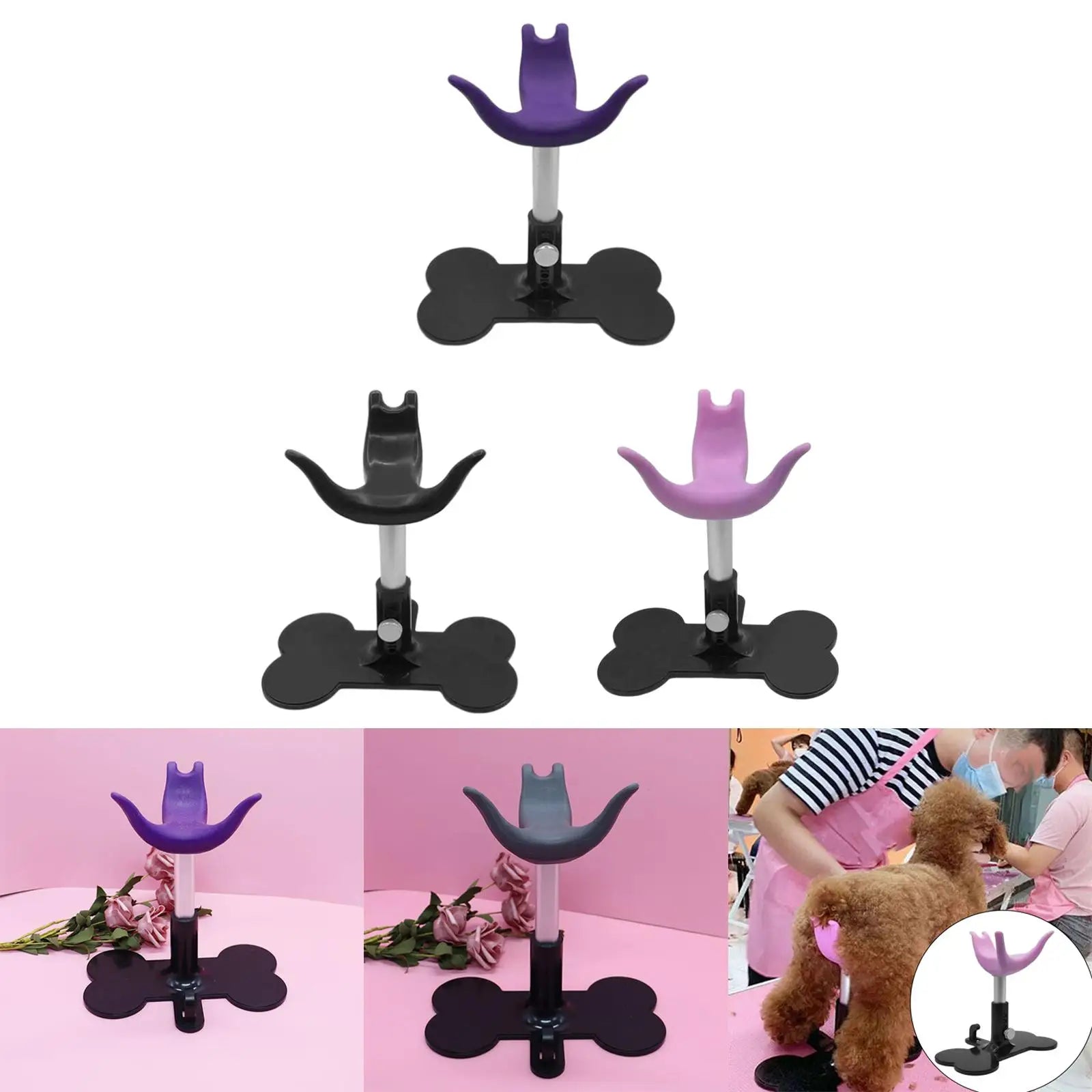 Dog Assisted Standing Support Soft Pet Dog Gift Environmentally Friendly Height Adjustable for Pet Grooming Cleaning Bathing